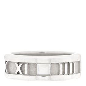 Tiffany Sterling Silver Atlas Ring 48