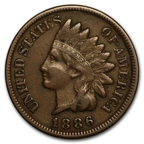 1886 Indian Head Cent Type-II VF