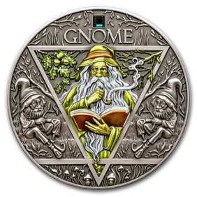 2024 Republic of Cameroon 2 oz Silver Four Elementals: Gnome