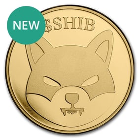 1 oz Gold Round - Shiba Inu