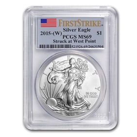 2015 (W) American Silver Eagle MS-69 PCGS (FirstStrike)