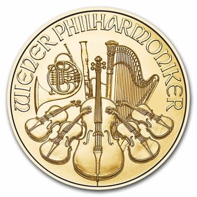 2025 Austria 1/4 oz Gold Philharmonic BU