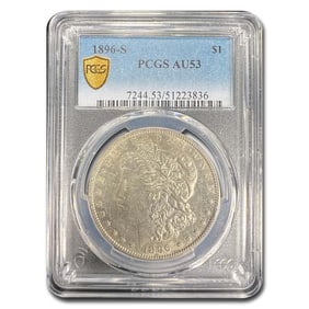 1896-S Morgan Dollar AU-53 PCGS