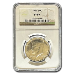 1964 Kennedy Half Dollar PF-69 NGC