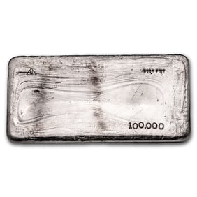 100 oz Silver Bar - Delta