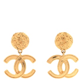 Chanel Metal CC Logo Drop Clip
