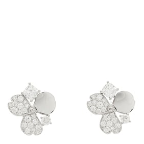Tiffany Platinum Diamond Paper Flowers Cluster