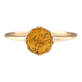 Sapphire Ring 14K Yellow Gold