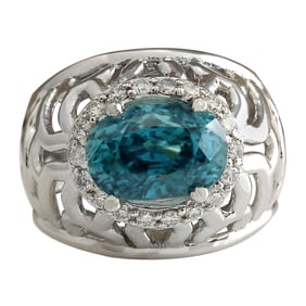 7.45 Carat Natural Zircon 14 Karat