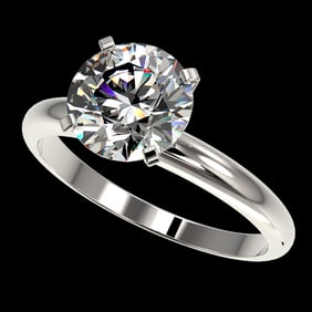 2.50 ctw Certified Quality Diamond Engagment Ring 10k White Gold