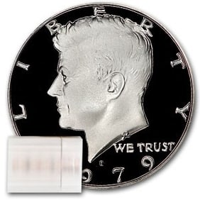 1979-S Type 1 Kennedy Half Dollar 20-Coin Roll Proof
