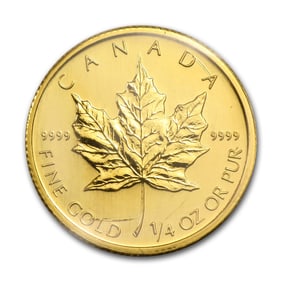 2009 Canada 1/4 oz Gold Maple Leaf BU