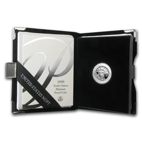 1999-W 1/10 oz Proof American Platinum Eagle (w/Box & COA)