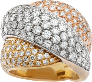 Damiani Gomitolo diamond ring in 18k