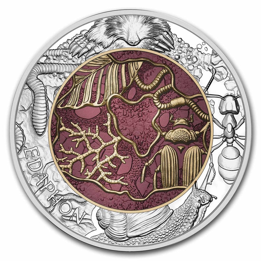 2024 Austria Silver/Niobium Edaphon 25 BU: 2024 Austria Silver/Niobium Edaphon 25 BU SKU no: RBJ295057 Year: 2024 Grade: Brilliant Unc Grade Service: None Denomination: 25 Euros Mint Mark: Not Shown Metal Content: 0.2604 troy oz <