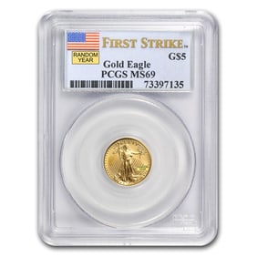 1/10 oz American Gold Eagle MS-69