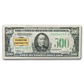 1934/34-A $500 FRN VF (Districts of