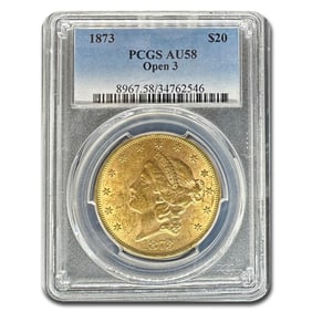 1873 $20 Liberty Gold Double Eagle
