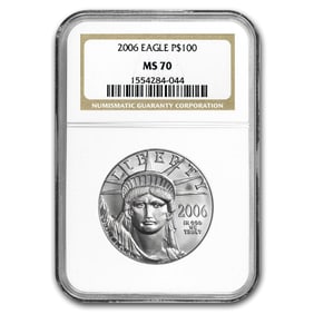 1 oz American Platinum Eagle MS-70