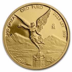 2023 Mexico 1/10 oz Proof Gold