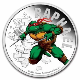 2025 TUV 1 oz Silver Colorized