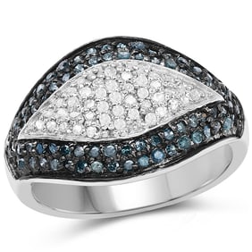 0.50 CT Genuine Blue Diamond and