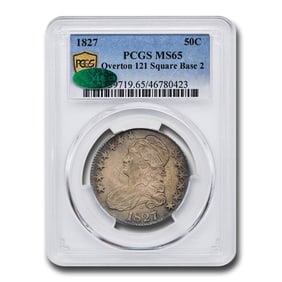 1827 Capped Bust Half Dollar MS-65