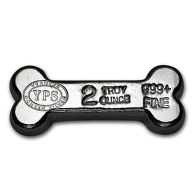 2 oz Hand Poured Silver Dog