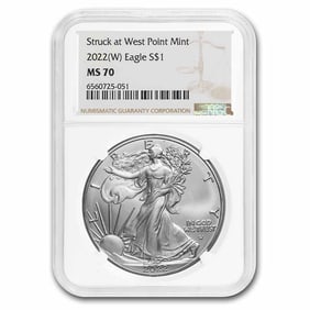 2022-(W) American Silver Eagle MS-70 NGC