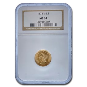 1878 $2.50 Liberty Gold Quarter Eagle