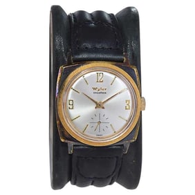 Wyler Yellow Gold Filled Watch with