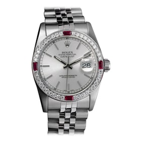 Rolex Datejust 68274 Silver Stick Dial
