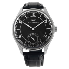 IWC Portuguese IW544501 Stainless Steel Black