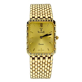 Vicence Yellow Gold Bracelet Watch, circa