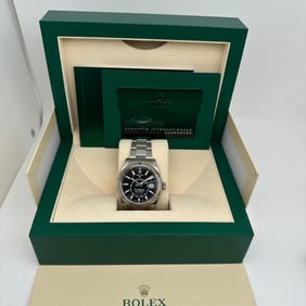 NEW Rolex Sky-Dweller Gold Steel Black