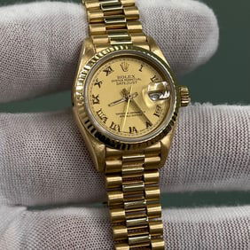 Rolex Ladies Datejust President 69178 Champagne