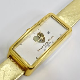 Moschino 1980s Gold Tone Watch