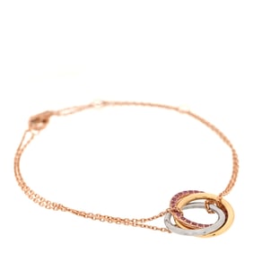Cartier 18K Pink Yellow White Gold