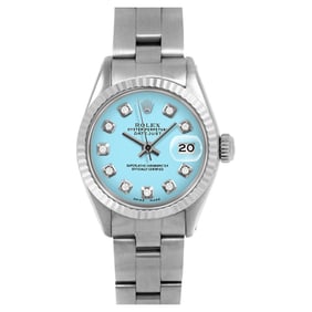 Rolex Datejust 6917 Custom Turquoise Diamond