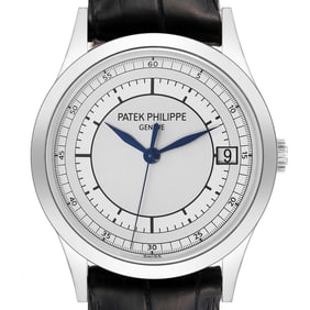 Patek Philippe Calatrava White Gold Silver
