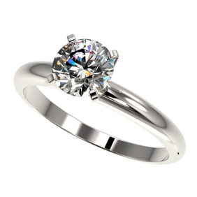 1.26 ctw Certified Quality Diamond Engagment Ring 10k White Gold