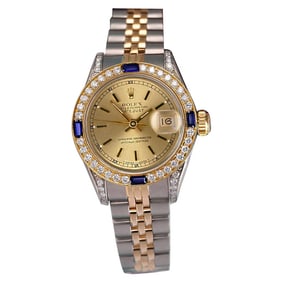 Rolex Datejust Champagne Index Dial Two