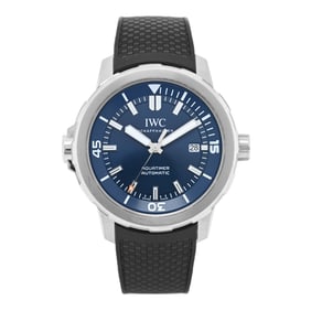 Iwc Stainless Steel Rubber 42mm Aquatimer