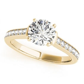 1.5 ctw Certified VS/SI Diamond Ring 18k Yellow Gold