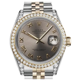 Rolex Datejust Two Tone Diamond Bezel