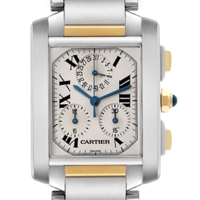 Cartier Tank Francaise Chronograph Steel Yellow