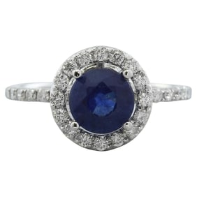 2.61 Carat Natural Sapphire 14 Karat