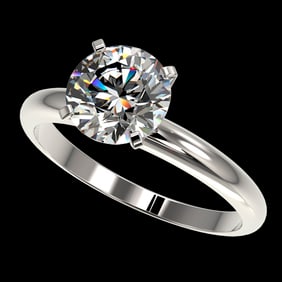 2.03 ctw Certified Quality Diamond Engagment Ring 10k White Gold