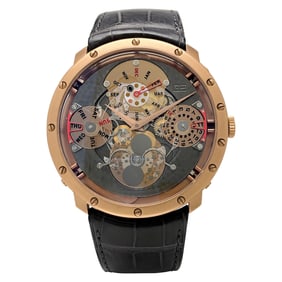 Guy Ellia 18 Karat Gold Time