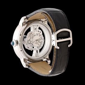 Remarkable Rotonde Astrotourbillon Skeleton Watch by